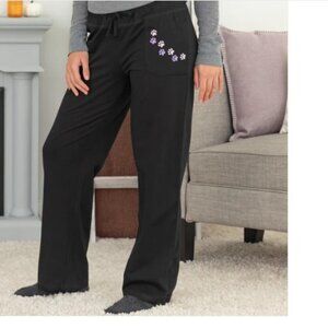 NEW! Paw Print Casual Pants with Pockets - Size Medium